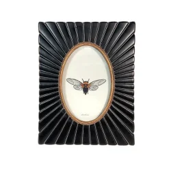 Décorations Murales<EMDE Cadre noir/doré vue ovale 10 x 15 cm, Emdé