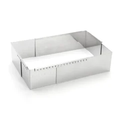 Cercles À Gâteaux|Moules À Pâtisserie<DE BUYER Cadre rectangle extensible inox de 21,5 à 40 cm,