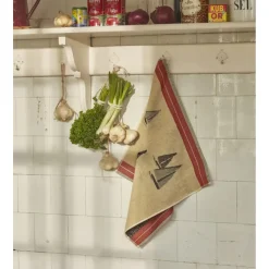 Torchons|Essuie-Mains<Sylvie Thiriez Carré éponge Escale,