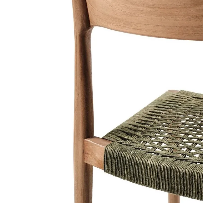 Fauteuils, Chaises Et Bancs|Chaises<Manufactori Chaise empilable en teck Buco,