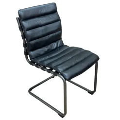 Chaises<SIBA Chaise en cuir Limbourg noir,