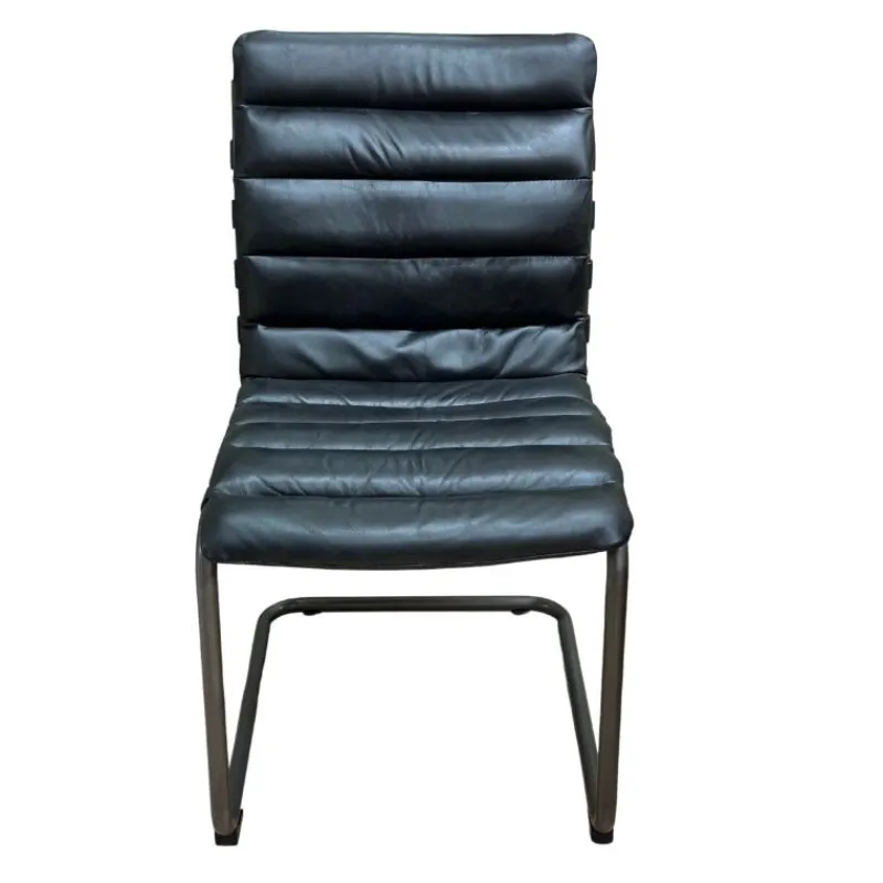 Chaises<SIBA Chaise en cuir Limbourg noir,