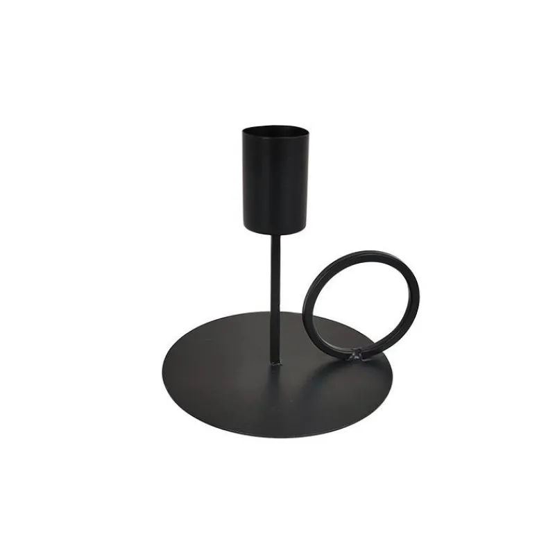 Photophores, Bougeoirs Et Chandeliers<EMDE Chandelier métal noir, Emdé