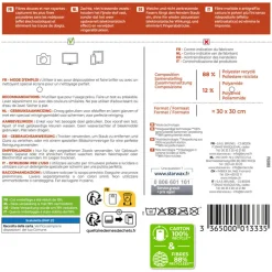 Brosserie<STARWAX Chiffon Microfibre High-Tech,