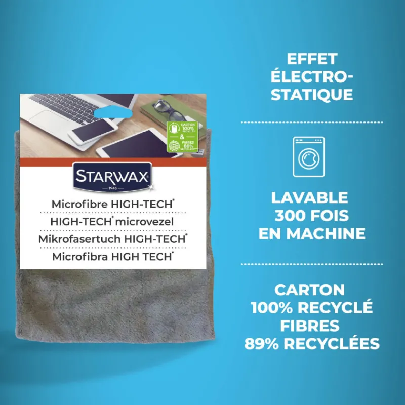 Brosserie<STARWAX Chiffon Microfibre High-Tech,