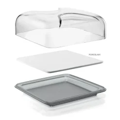 Les Plateaux À Fromage<GUZZINI Cloche à fromage carrée Gocce,