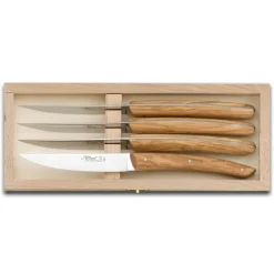 Couteaux<DOZORME Coffret 4 couteaux à steak Le Thiers® Bois d'Olivier, Claude