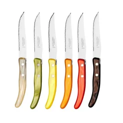 Couteaux<DOZORME Coffret 6 couteaux à steak Berlingot Automne, Claude