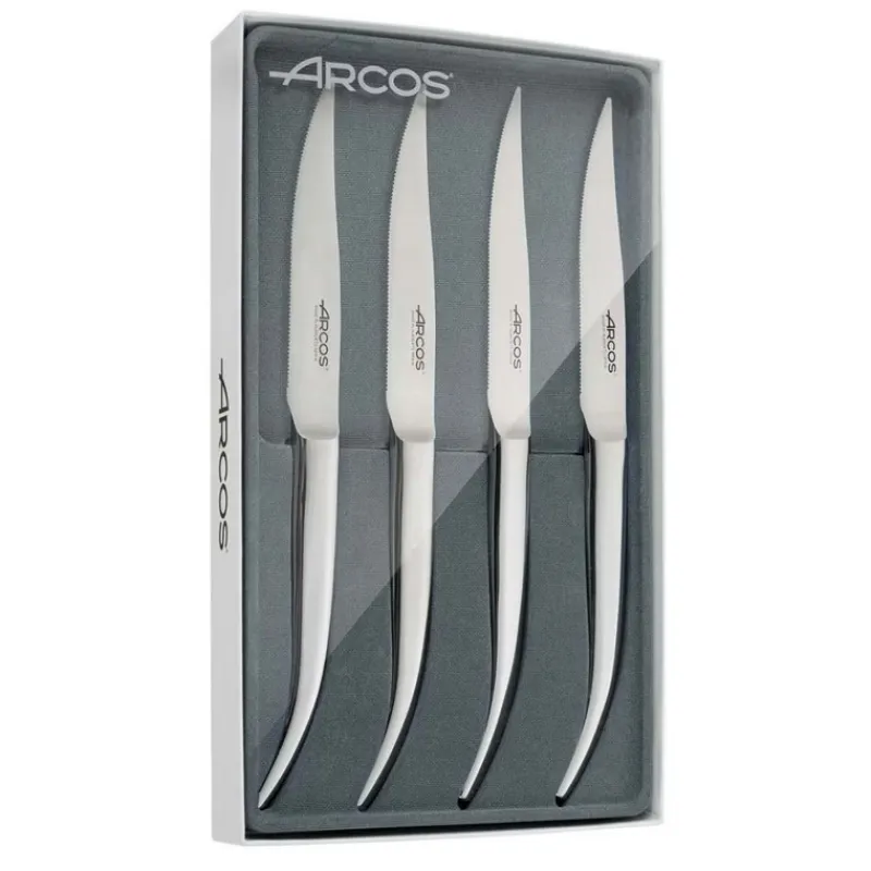 Couteaux<ARCOS Coffret 4 couteaux à Steak Origin Inox,