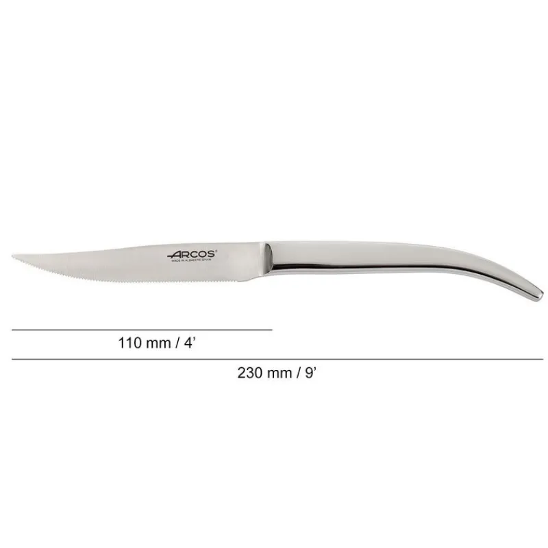 Couteaux<ARCOS Coffret 4 couteaux à Steak Origin Inox,