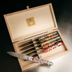 Couteaux<DOZORME Coffret 6 couteaux Navette François Groslière, Claude