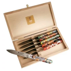 Couteaux<DOZORME Coffret 6 couteaux Navette François Groslière, Claude