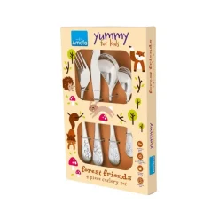 Les Couverts Pour Enfant<AMEFA Coffret 4 couverts enfant Forest Friends,