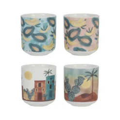 Bols, Mugs Et Tasses<Sema Design Coffret 4 Gobelets 10 cl Patchuca,