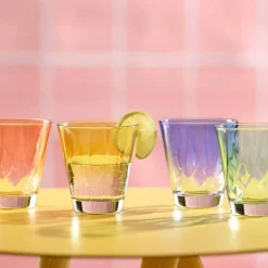 Chopes Et Gobelets<LEONARDO Coffret 4 gobelets assortis 21 cl Twist, Léonardo