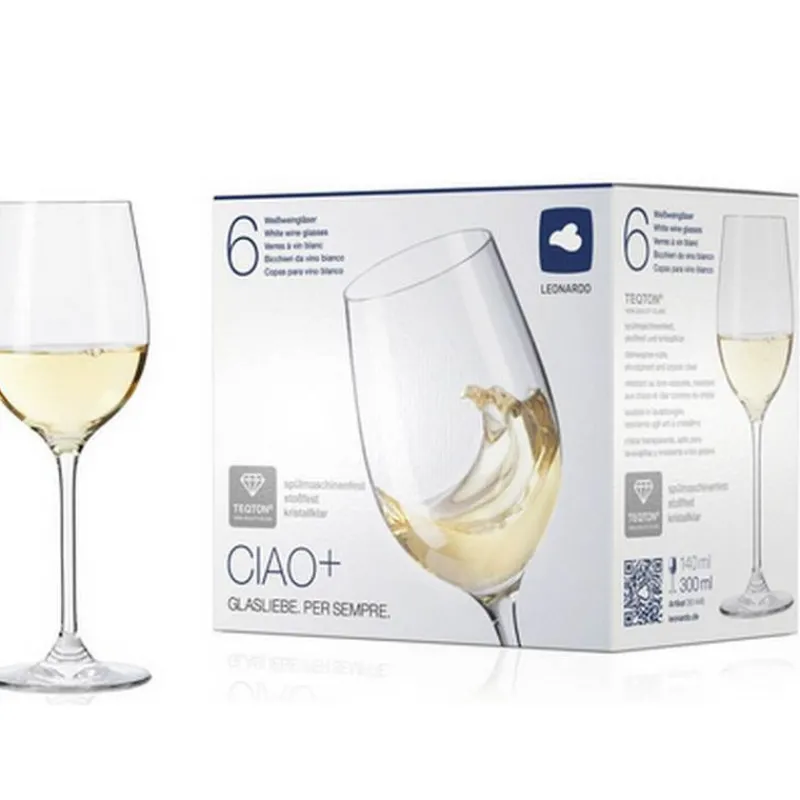 Verres À Vin<LEONARDO Coffret 6 verres à vin blanc Ciao+, Léonardo