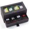 Les Thés Et Tisanes<DAMMANN FRERES Coffret thé 24H/24 coffret noir 2 tiroirs garni de 56 sachets, Dammann Frères