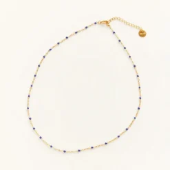Les Bijoux<Palas Collier Castelo Choker bleu marine,