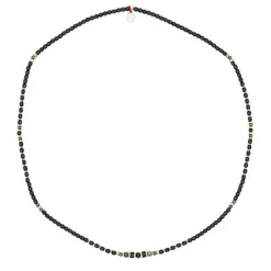 Les Bijoux<Têtes Blondes Collier et Bracelet 3 tours Zuri Noir Mat,