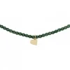 Les Bijoux<Têtes Blondes Collier et Bracelet 3 tours Coeur Gold Vert Forêt,