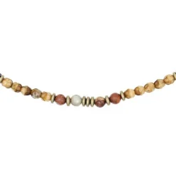 Les Bijoux<Têtes Blondes Collier et Bracelet 6 tours Python Caramel,