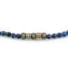 Les Bijoux<Têtes Blondes Collier et Bracelet 6 tours Gabrielle Denim Marbré,