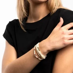 Les Bijoux<Têtes Blondes Collier et Bracelet 6 tours Nazar Vanille,