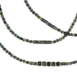 Les Bijoux<Têtes Blondes Collier et Bracelet 5 tours Gentleman Crocodile,