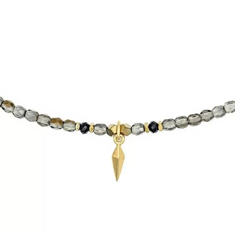 Les Bijoux<Têtes Blondes Collier et Bracelet 3 tours Spike Gold Quantic,