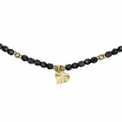 Les Bijoux<Têtes Blondes Collier et Bracelet 3 tours Love Gold Noir,