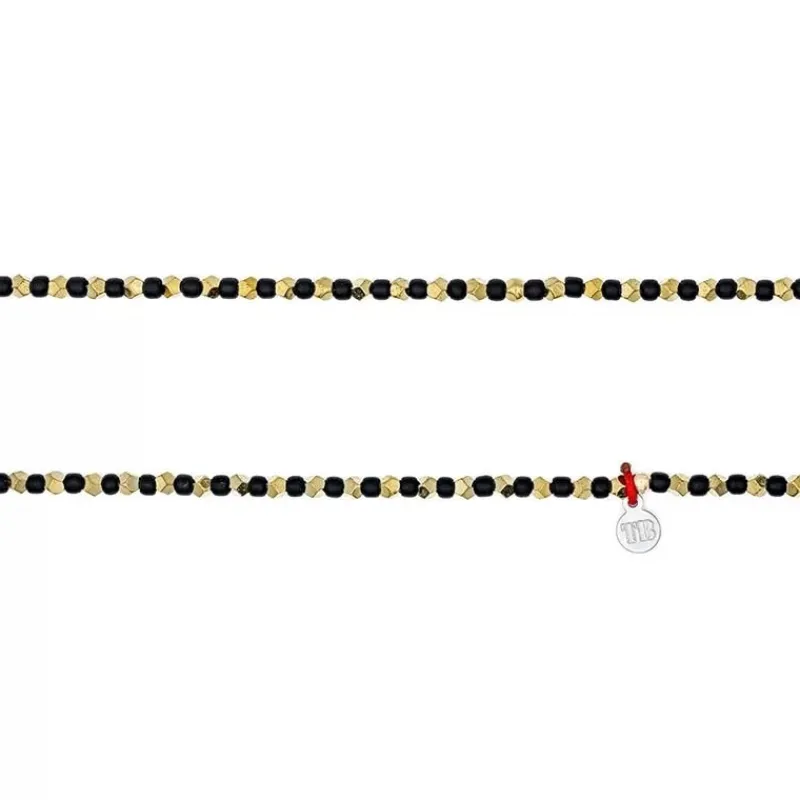 Les Bijoux<Têtes Blondes Collier et Bracelet 6 tours Max Gold Noir,