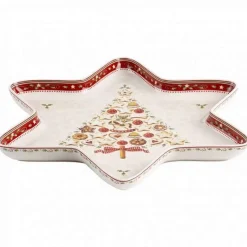 Les Assiettes De Présentation<Villeroy & Boch Coupe étoile grand modèle Winter Bakery Delight,