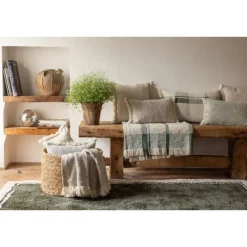 Coussins Et Rideaux<VIVARAISE Coussin Chiné Jane Cacao,