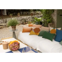 Coussins Et Rideaux<VIVARAISE Coussin Zeff Céleste 45 x 45 cm,
