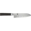 Couteaux Japonais|Couteaux Professionnels<KAI Couteau Santoku lame alvéolée Shun Classic 18 cm,