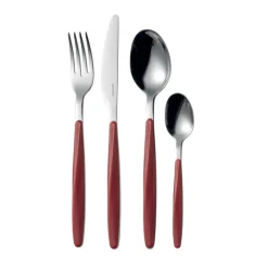 Cuillères À Café|Cuillères De Table<GUZZINI Couvert de table My Fusion Rouge,