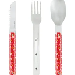 Ustensiles Pour Le Pique-Nique|Boîtes Repas Et Accessoires<AKINOD Couverts droits aimantés 12h34 Hélianthème rouge,