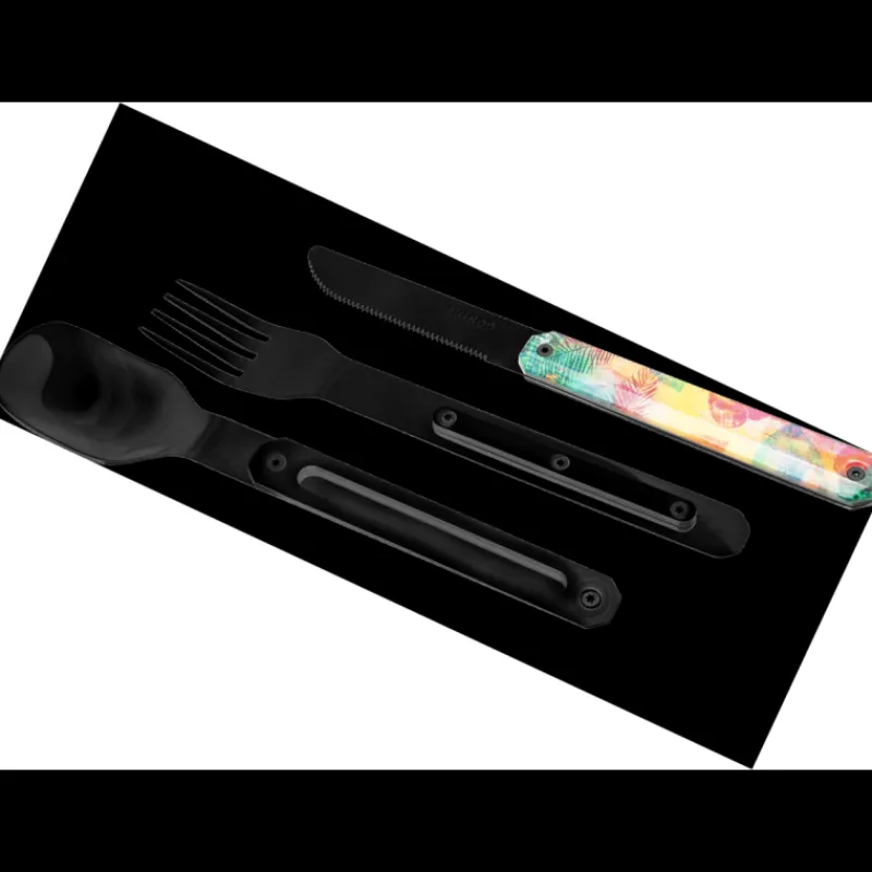 Ustensiles Pour Le Pique-Nique|Boîtes Repas Et Accessoires<AKINOD Couverts droits aimantés 12h34 Sunset,