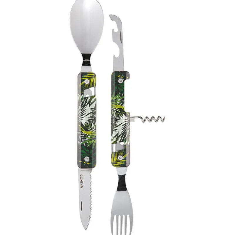 Ustensiles Pour Le Pique-Nique|Boîtes Repas Et Accessoires<AKINOD Couverts multifonctions 13H25 Jungle,