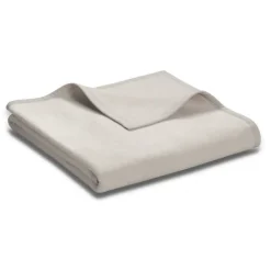 Plaids Et Couvre-Lits<Biederlack Couverture Uni Coton Silver,