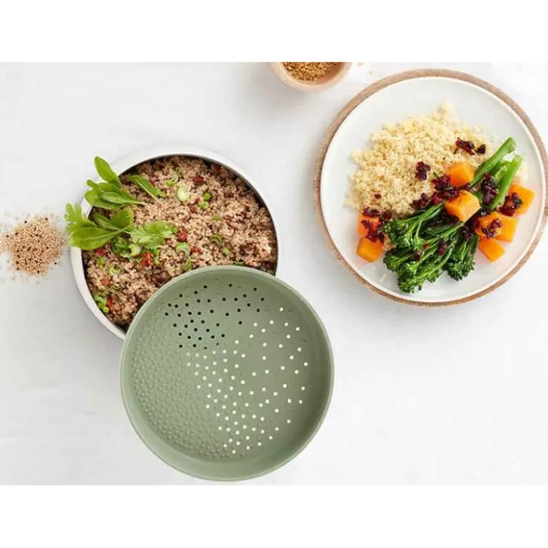 Cuit Vapeur<LÉKUÉ Cuiseur micro-ondres quinoa et riz, Lekué