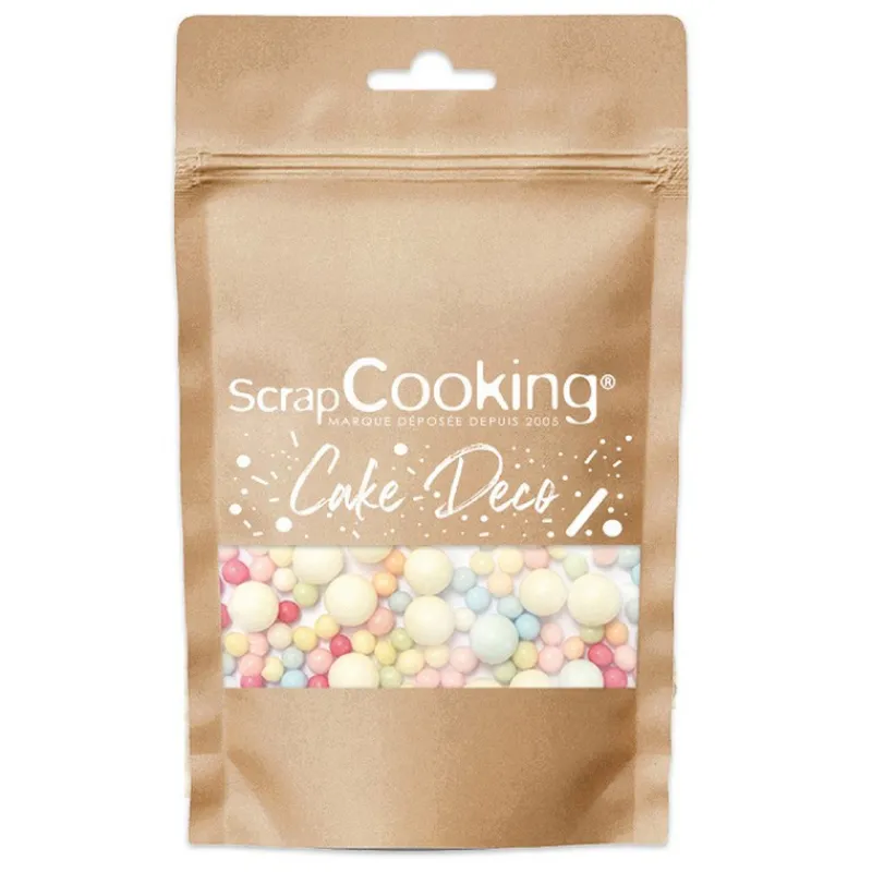 Les Cupcakes<ScrapCooking Décors Sucrés Bubbles Multi 70g,