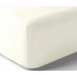 Draps Plats Et Draps Housse<Anne de Solène Drap Housse Percale Vexin Blanc Doux,