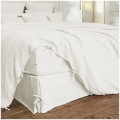 Draps Plats Et Draps Housse<L'effet papillon Drap housse Soline Craie,