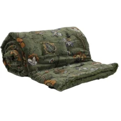 Plaids Et Couvre-Lits<Sud Etoffe Édredon 80 x 200 cm Cachemire Oil Green,