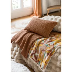 Plaids Et Couvre-Lits<VIVARAISE Édredon imprimé Alina Dragée 85 x 200,