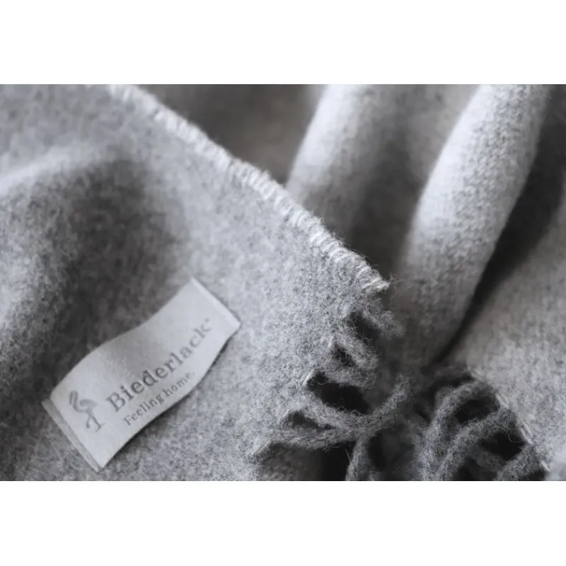 Les Accessoires<Biederlack Echarpe en cachemire Grey,