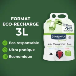 Écologiques|Cuisine<STARWAX Eco recharge Vinaigre 14° Soluvert,