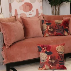 Plaids Et Couvre-Lits<Sud Etoffe Edredon 80 x 200 Mumbay Bois de Rose,