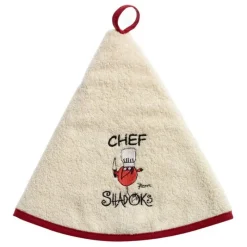 Torchons<Winkler Essuie mains rond Shadoks " Chef ",
